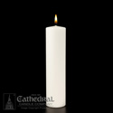 Center Pillar Candle Plain White