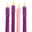 Advent LED Wax Set of 4 Candles 35889