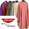 Chasuble Special Promotion Set of 5 391