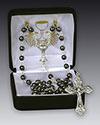 Communion Rosary Hematite 41435