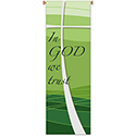 Banner &#39;In God we Trust&#39; 7502