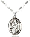 Sterling Silver St. Augustine Pendant 8007