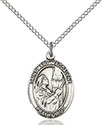 Sterling Silver St. Mary Magdalene Pendant 8071