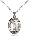 Sterling Silver St. Stephen the Martyr Pendant 8104
