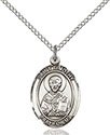 Sterling Silver St. Timothy Pendant 8105