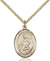 14kt Gold Filled St. Agnes of Rome Pendant 8128