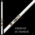 Paschal Candle Cross of St. Francis&#153; 51&#37; from The SCULPTWAX&#174; Collection