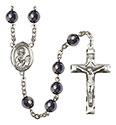 St. Paul the Apostle 8mm Hematite Rosary R6003S-8086