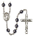 St. Aedan of Ferns 8mm Hematite Rosary R6003S-8293