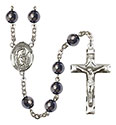 St. Paul the Hermit 8mm Hematite Rosary R6003S-8394