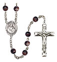 Santa Ana 7mm Brown Rosary R6004S-8002SP