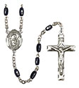 St. Paul the Hermit 8x5mm Black Onyx Rosary R6005S-8394