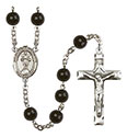 O/L of All Nations 7mm Black Onyx Rosary R6007S-8242