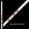 Paschal Candle Sacred Heart&#153; 51&#37; from The SCULPTWAX&#174; Collection