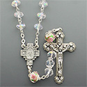 Rosary with Cut Glass Crystal Beads SR3952