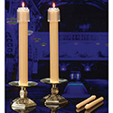 Altar Candles 51&#37; Unbleached