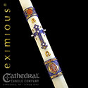 Eximious&#174; Hand Crafted &quot;Year of St Joseph&#174;&quot; Paschal Candle